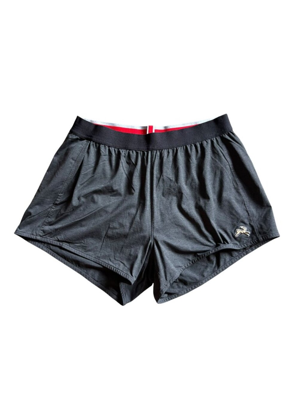 Tracksmith Shorts Womens Large Black Session Running Lined Drawstring Vented